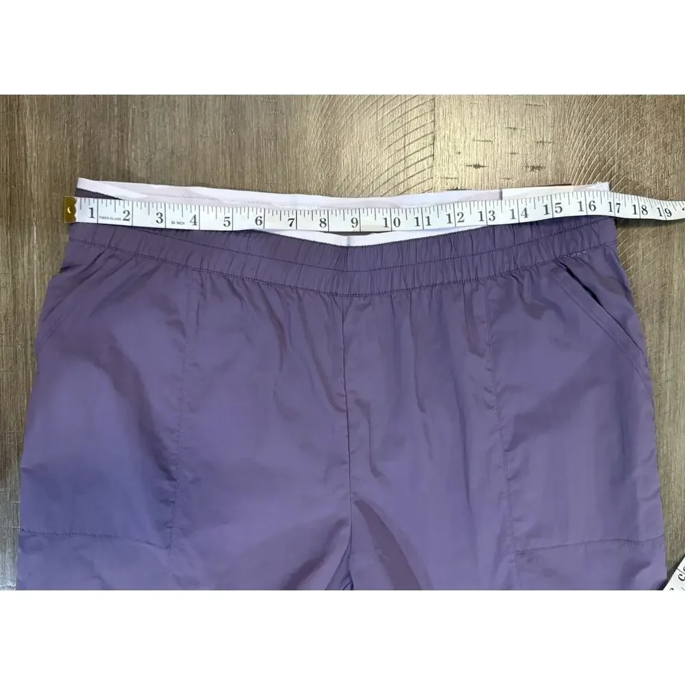 NWT Reebok Purple Focus Track Cuffed Jogger Active Pants Unisex Size Large NEW - Picture 8 of 16
